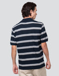 Cole Stripes Pique Pocket Kaos Polo Pria
