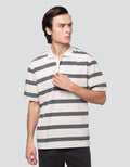 Cole Stripes Pique Pocket Kaos Polo Pria