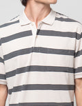 Cole Stripes Pique Pocket Kaos Polo Pria
