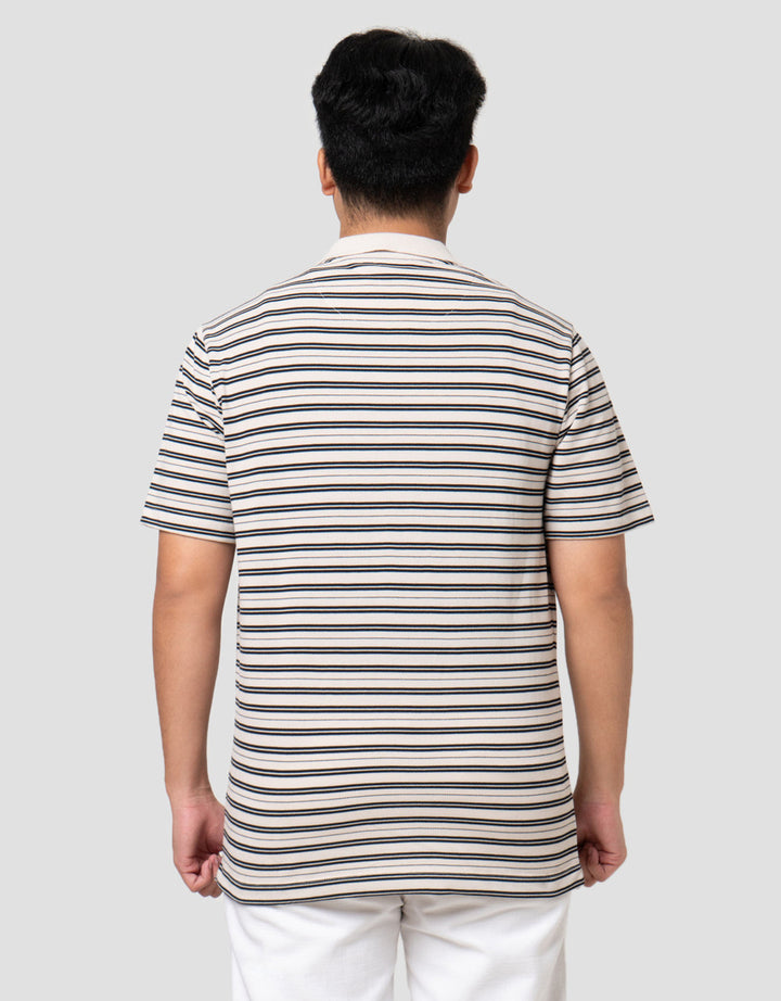 Cole Stripes Pique Smart Fit Kaos Polo Pria