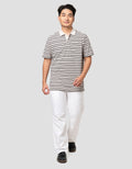 Cole Stripes Pique Smart Fit Kaos Polo Pria