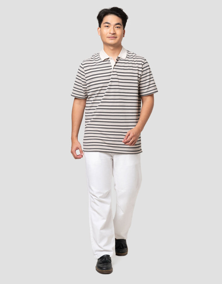 Cole Stripes Pique Smart Fit Kaos Polo Pria