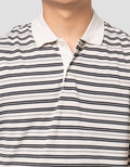 Cole Stripes Pique Smart Fit Kaos Polo Pria