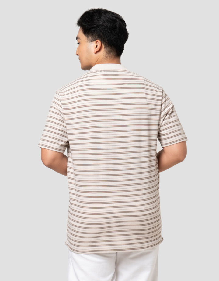 Cole Stripes Pique Smart Fit Kaos Polo Pria