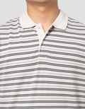 Cole Stripes Pique Smart Fit Kaos Polo Pria