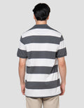 Cole Stripes Rugby Kaos Polo Pria