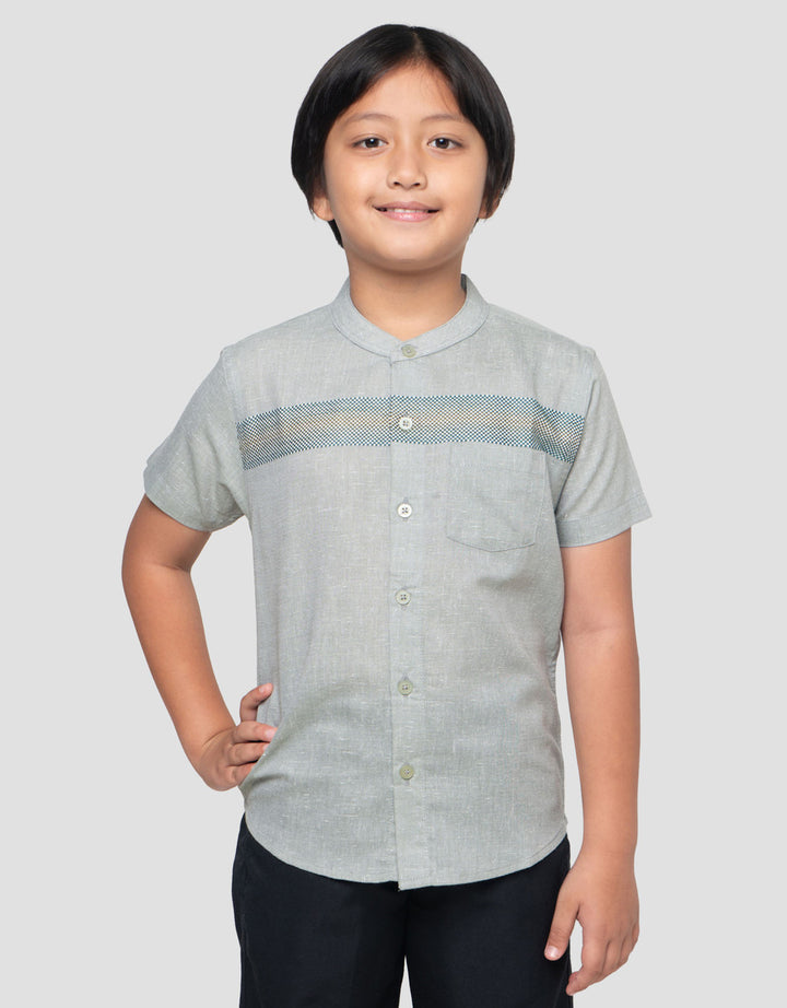 MxM Little M Anak Couple Kemeja Koko Anak Laki-laki