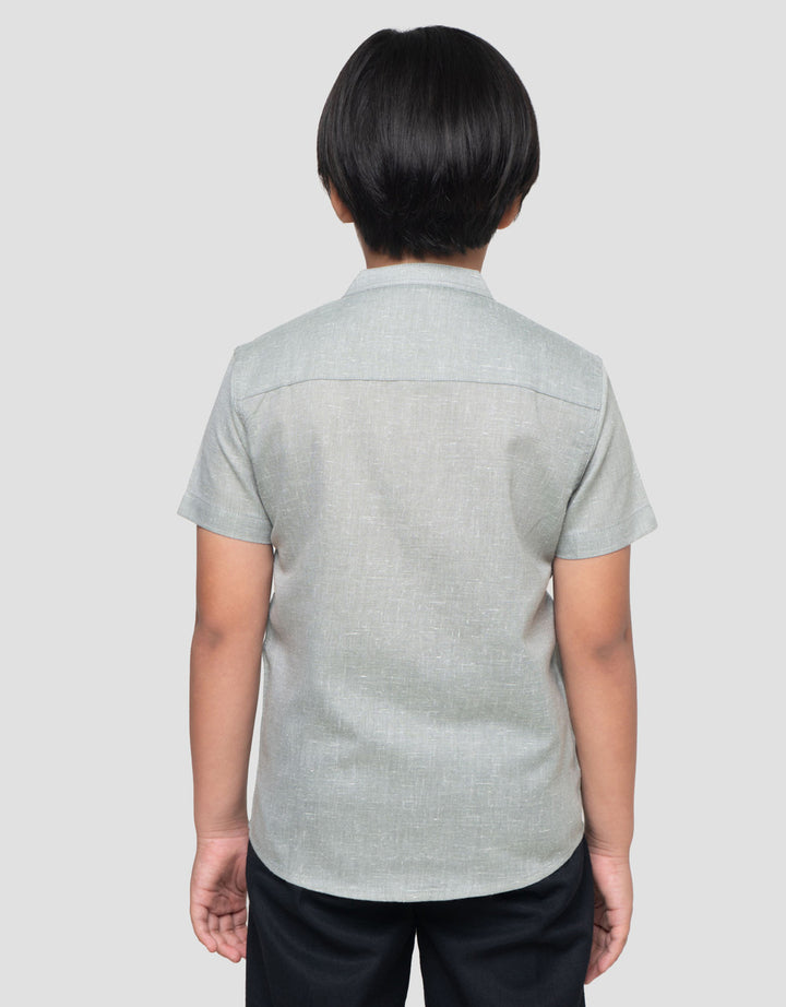 MxM Little M Anak Couple Kemeja Koko Anak Laki-laki