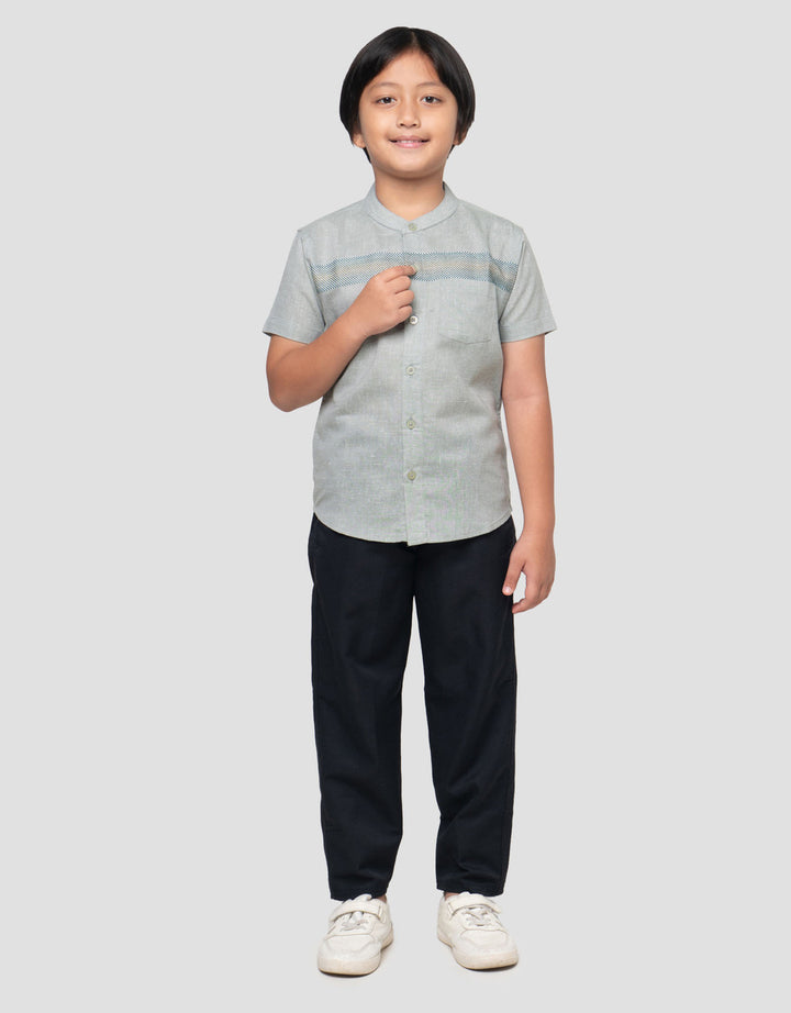 MxM Little M Anak Couple Kemeja Koko Anak Laki-laki