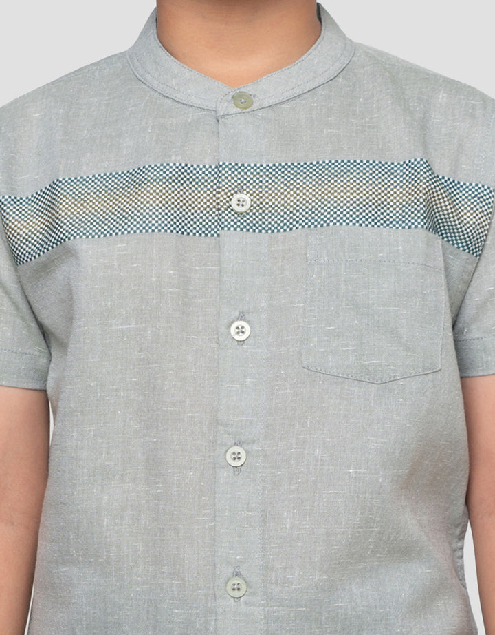 MxM Little M Anak Couple Kemeja Koko Anak Laki-laki