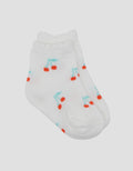 Little M Fullrpint Cherry Kaus Kaki Anak Perempuan