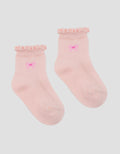 Little M Ribbon Logo Kaus Kaki Anak Perempuan