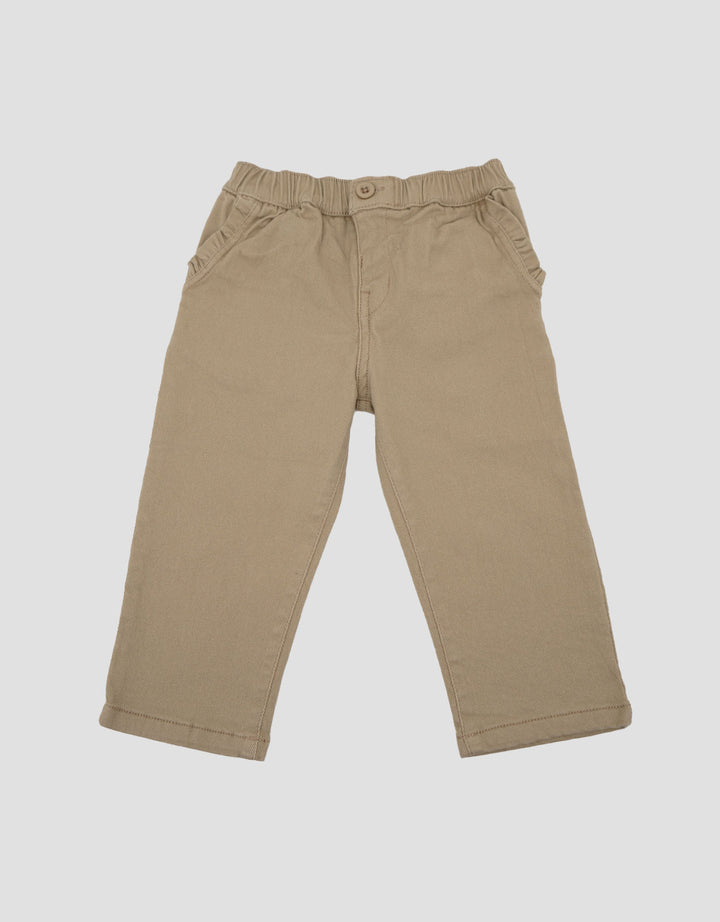 Little M Woven Twill Stretch Celana Panjang Bayi