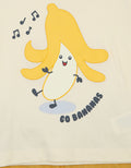 Little M Print Banana Pakaian Setelan Bayi