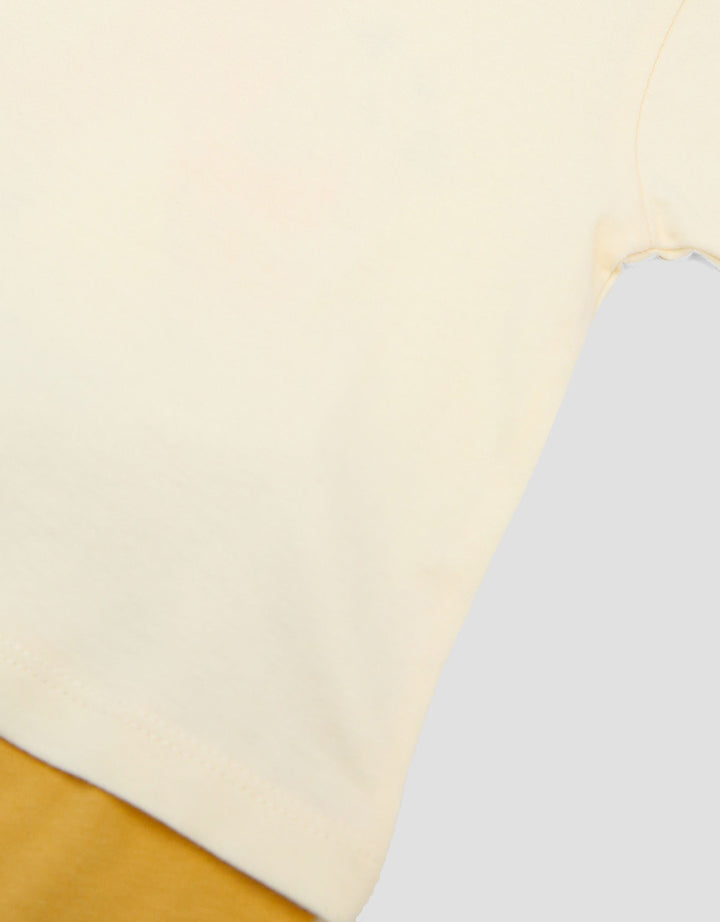 Little M Print Banana Pakaian Setelan Bayi