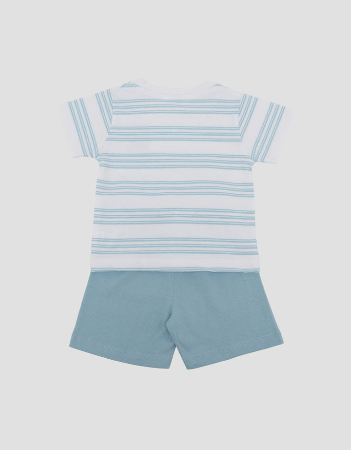 Little M Salur Hipo Pakaian Setelan Bayi