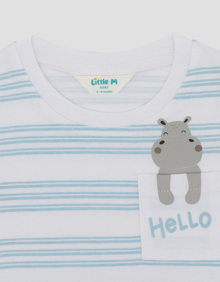 Little M Salur Hipo Pakaian Setelan Bayi