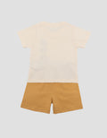 Little M Print 3 Side Lions Setelan Bayi
