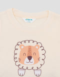 Little M Print Salur Hipo Pakaian Setelan Bayi