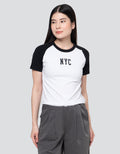 Nevada Raglan Kaos Wanita