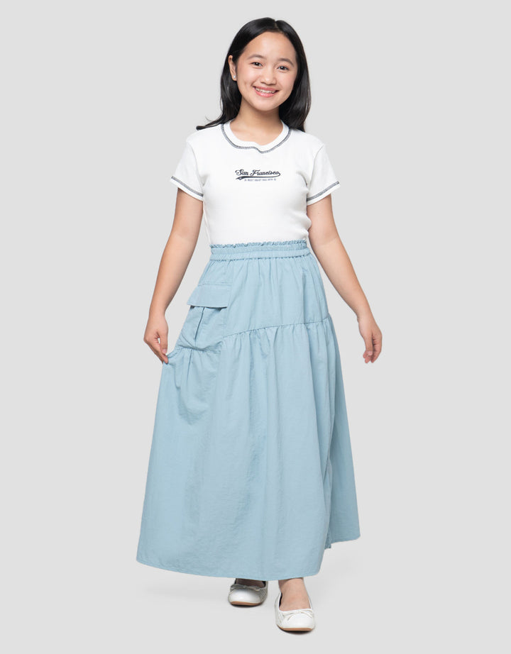 Nevada Parachute Pocket Rok Anak Perempuan