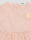 Little M Woven Poplin With Flower Midi Dress Bayi