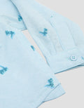 Little M Oxford Fullprint Dinos Kemeja Bayi