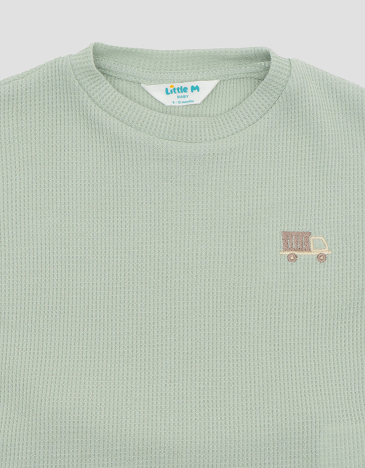 Little M With Simply Pocket Pakaian Setelan Bayi