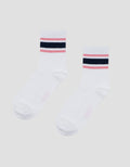 Nevada Quarter Stripe Kaus Kaki Wanita