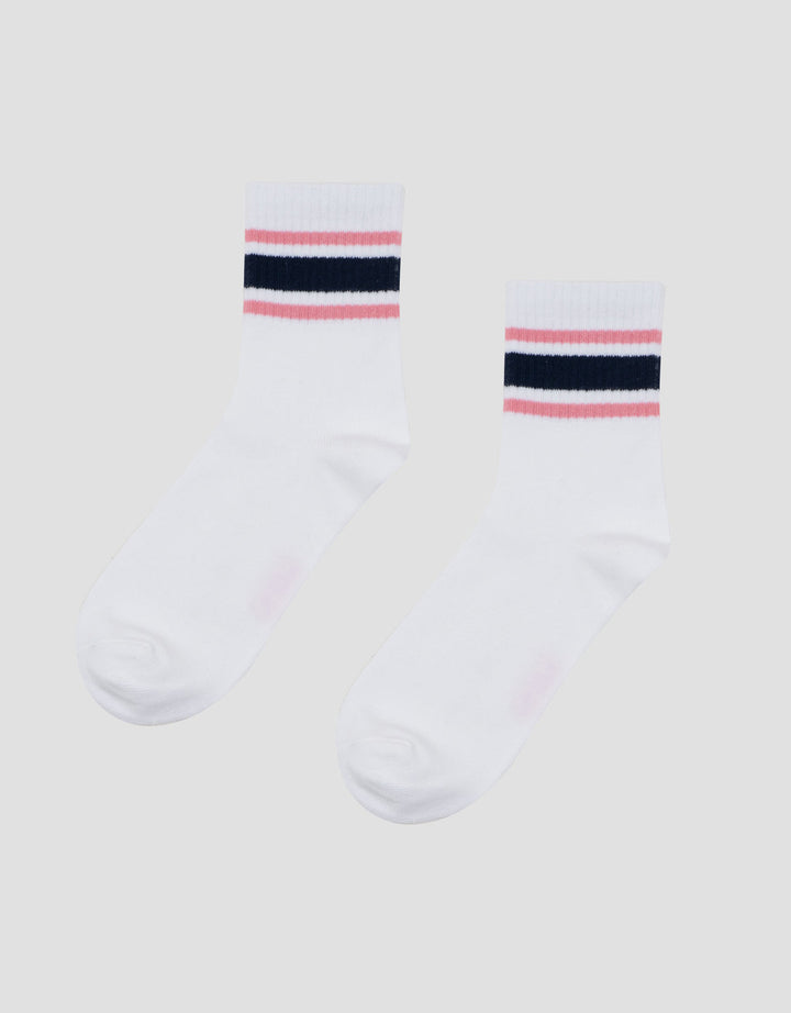 Nevada Quarter Stripe Kaus Kaki Wanita