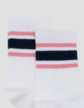 Nevada Quarter Stripe Kaus Kaki Wanita