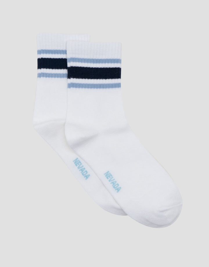 Nevada Quarter Stripe Kaus Kaki Wanita