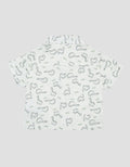Little M Twill Fullprint Dinos Kemeja Bayi