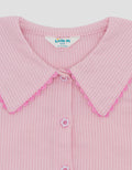 Little M Woven Salur Saker Biku Pakaian Setelan Bayi
