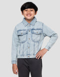 Nevada Trucker Classic Denim Jaket Anak Laki-Laki