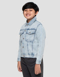 Nevada Trucker Classic Denim Jaket Anak Laki-Laki