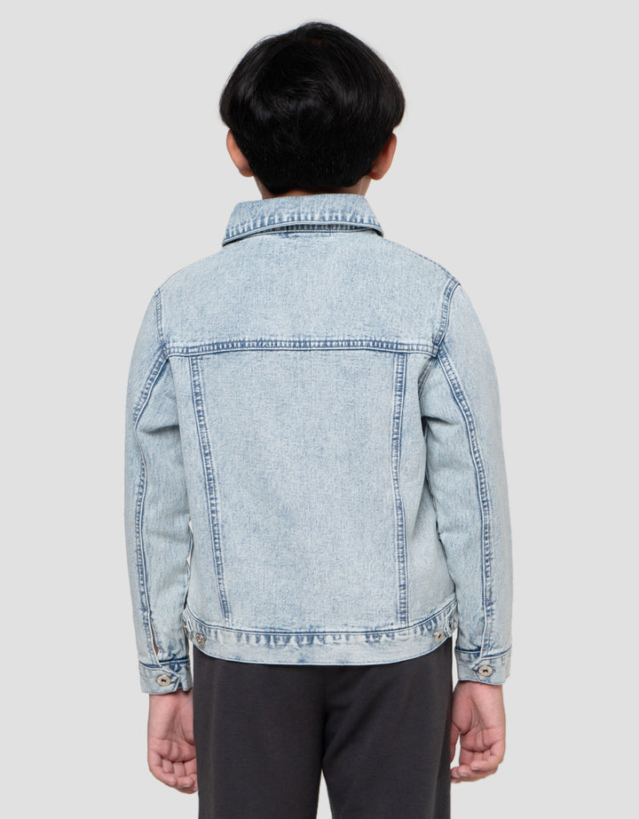 Nevada Trucker Classic Denim Jaket Anak Laki-Laki