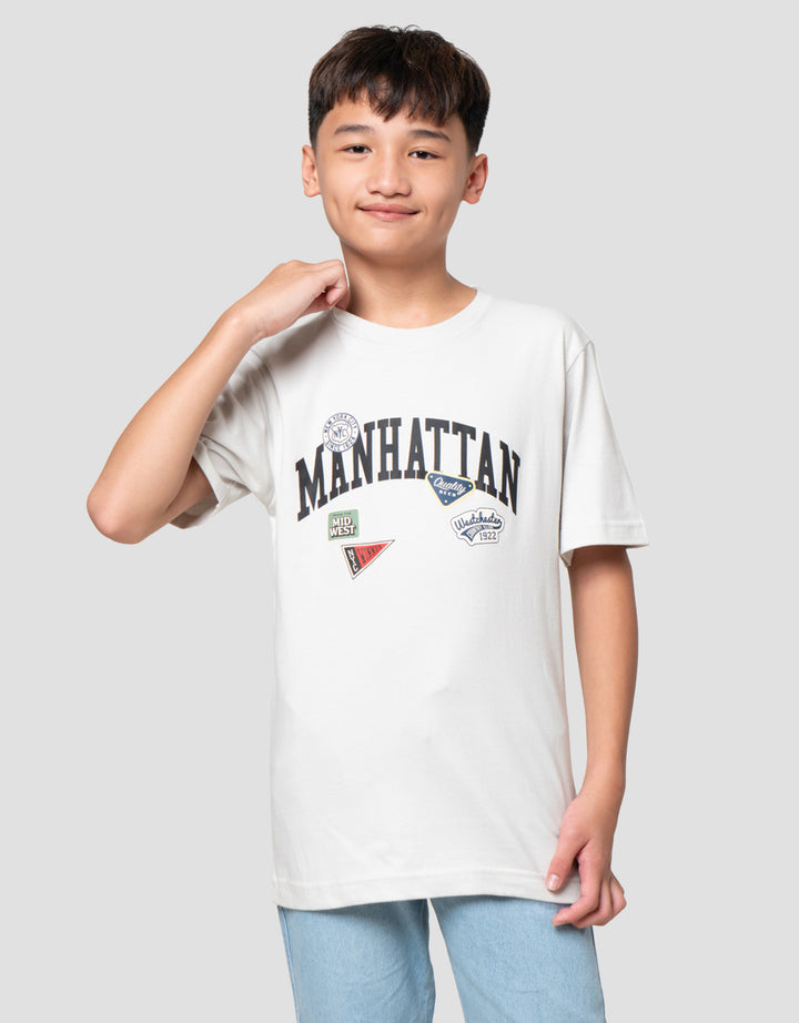 Nevada Print Manhattan With Patch Asapa Kaos Anak Laki-laki