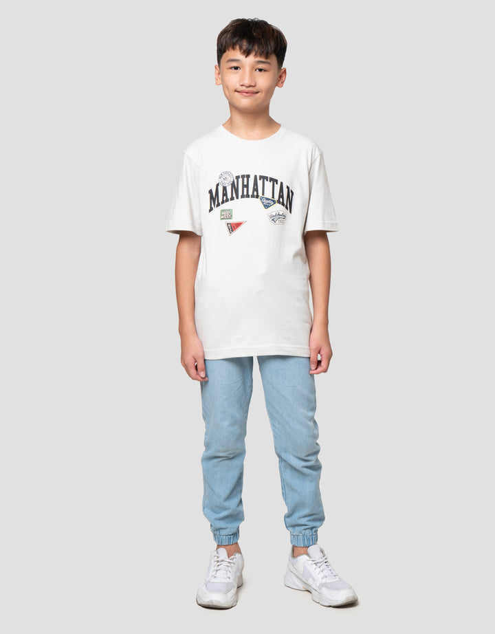 Nevada Print Manhattan With Patch Asapa Kaos Anak Laki-laki