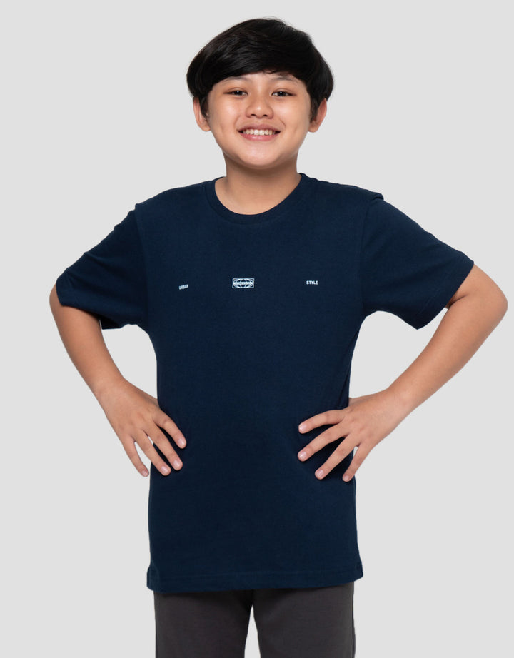 Nevada Both Side Print City Urban Style Print Kaos Anak Laki-laki