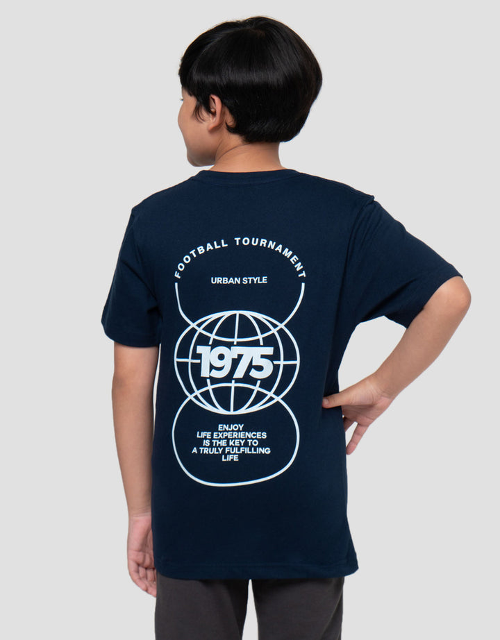 Nevada Both Side Print City Urban Style Print Kaos Anak Laki-laki