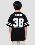 Nevada V Neck Print Kaos Oversize Anak Laki-laki