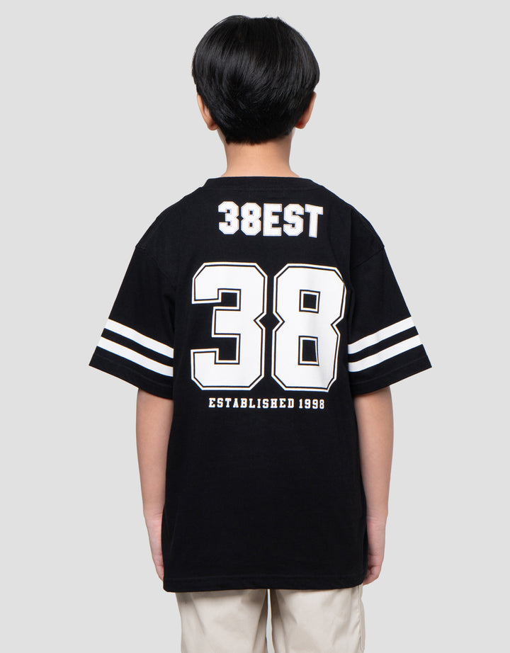 Nevada V Neck Print Kaos Oversize Anak Laki-laki