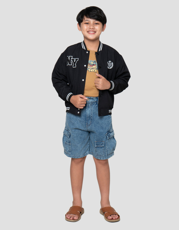 Nevada Nylon New York Jaket Bomber Anak Laki-Laki
