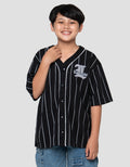 Nevada Varsity Pinstripe Big Number  Kemeja Anak Laki-Laki