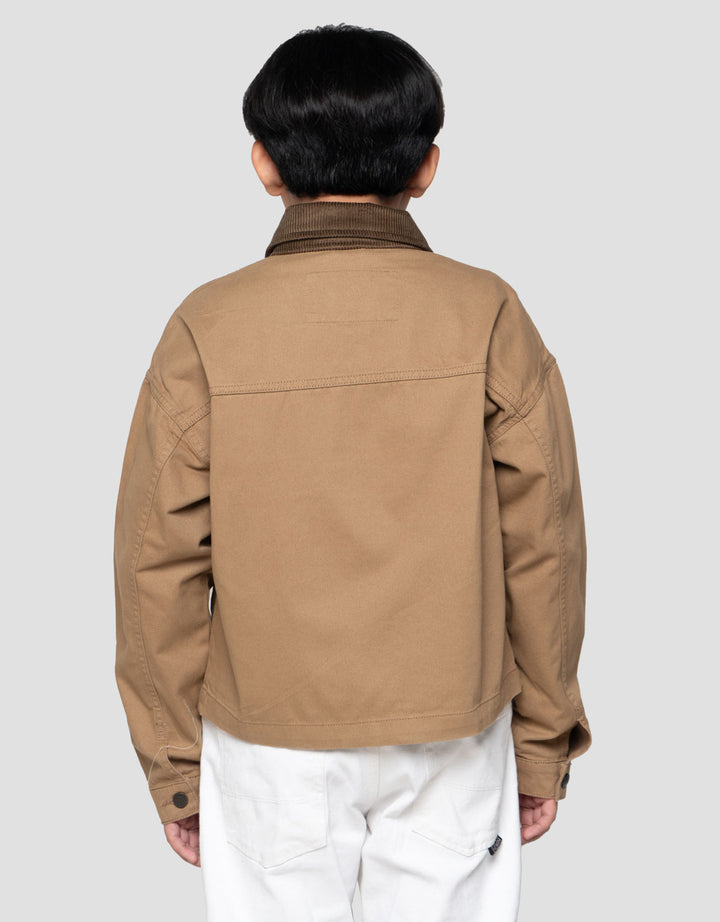 Nevada Cordu Zip Jaket Anak Laki-laki