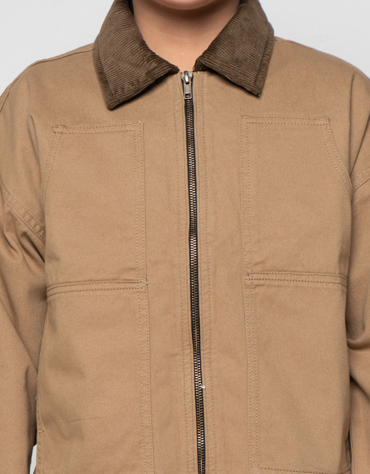 Nevada Cordu Zip Jaket Anak Laki-laki
