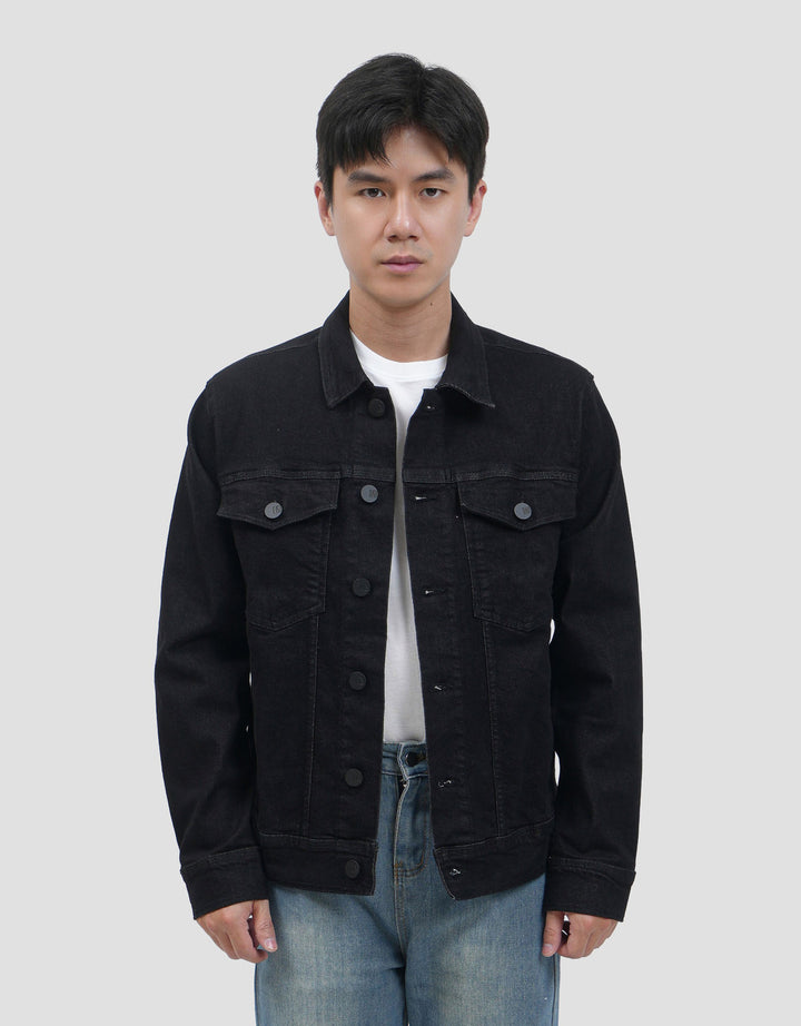 Nevada Big Trucker Regular Jaket Denim Pria