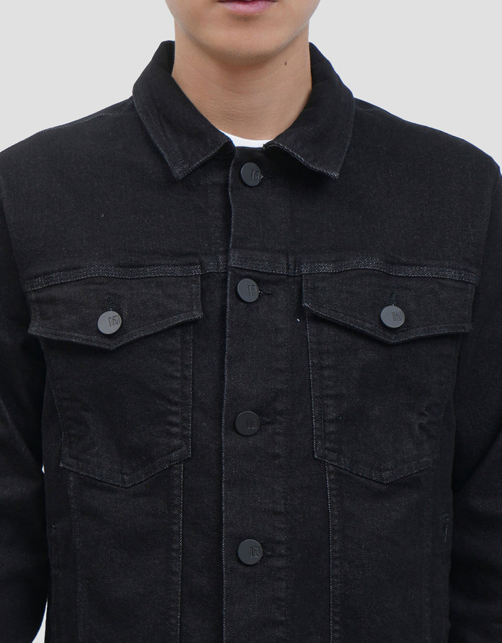 Nevada Big Trucker Regular Jaket Denim Pria