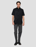 Cole Check Texture Slim Kemeja Pria